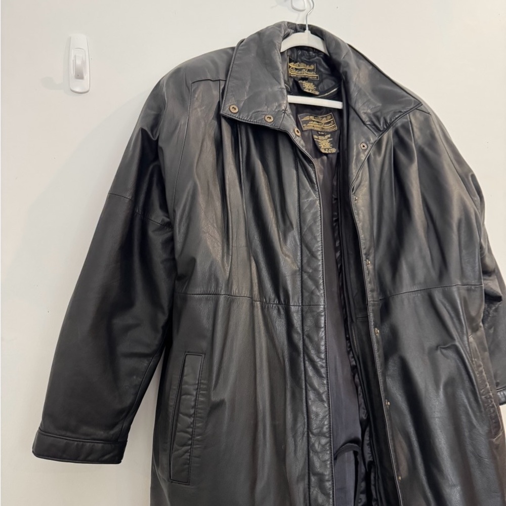 Men's Eddie Bauer Black Leather Jacket